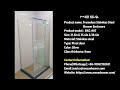 ✨ Modern Stainless Steel Shower Enclosure ✨