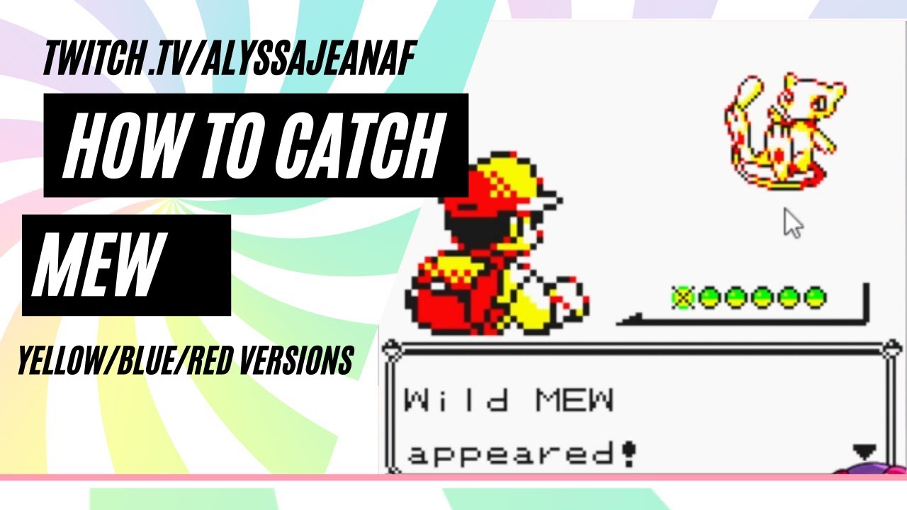 How To Catch Mew In Pokemon Yellow! Works On 3DS Version Too! 