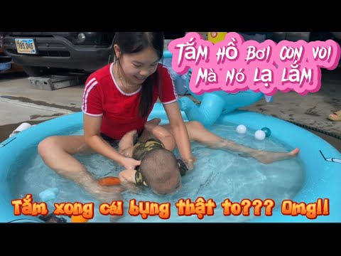 Video #31 Cô út đầu tư một cái hồ bơi to bự || Tắm xong cái... - youtube