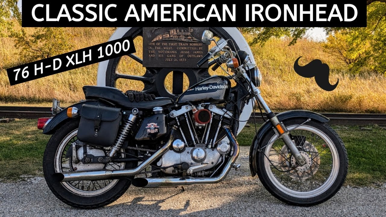 1976 H-D Sportster - The Bear - A Fun Old Machine - Wahoo! - YouTube