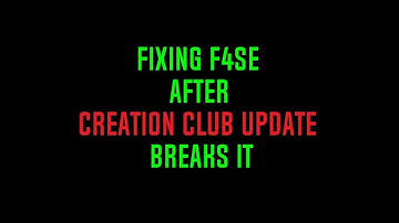 Fixing F4SE after Creation Club update (Fallout 4 rollback Tutorial)