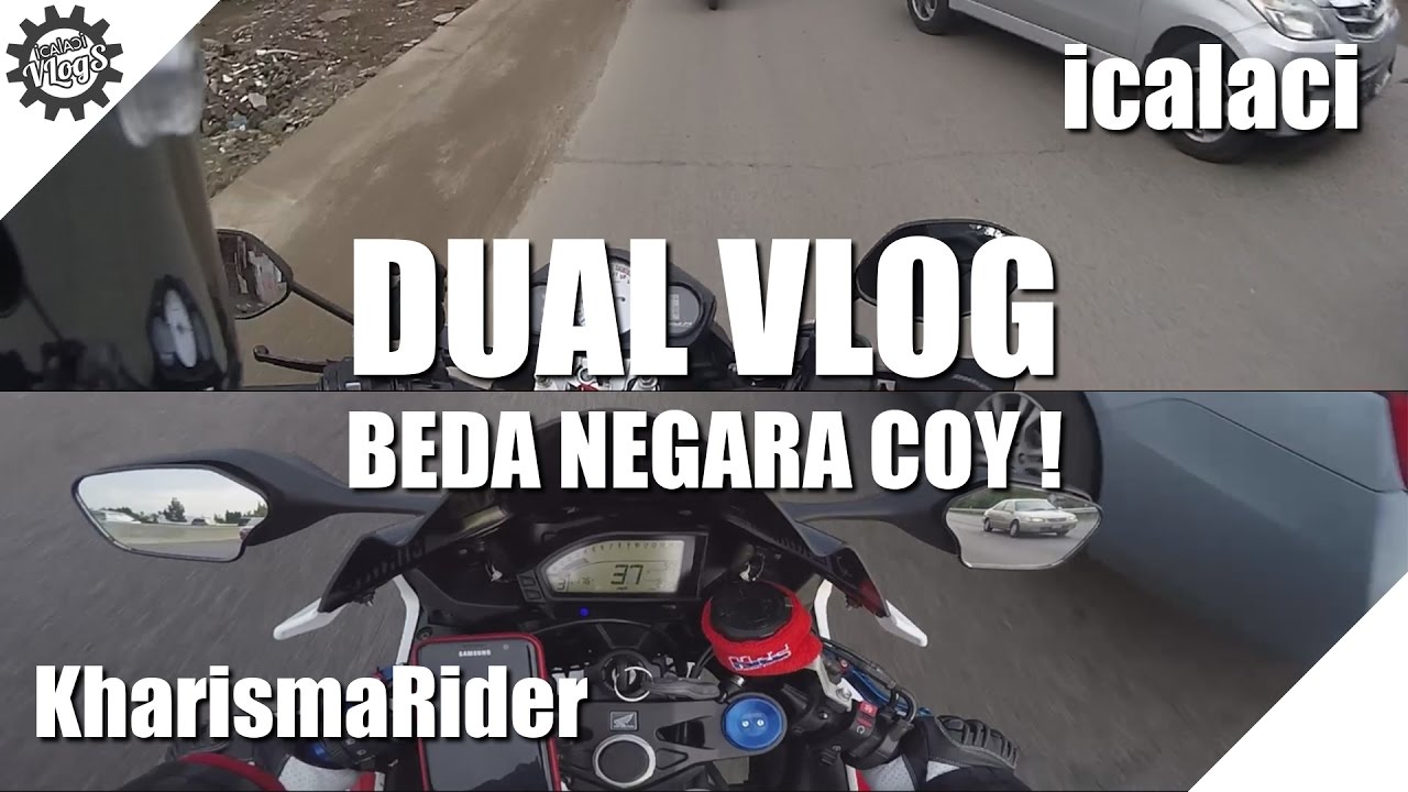PART 1 DUAL VLOG BEDA NEGARA with KharismaRider !! | Kondisi Jalan Indonesia vs Amerika