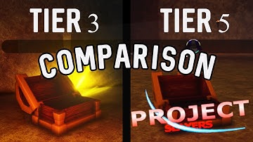 TIER 3 & TIER 5 CHEST COMPARISON in Project Slayers!