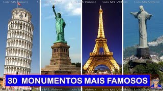 30 mais incríveis MONUMENTOS FAMOSOS do mundo