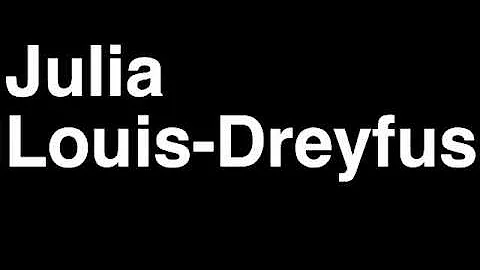 How to Pronounce Julia Louis-Dreyfus Elaine Benes Seinfeld Cast Quotes Video Clips New Old Christine