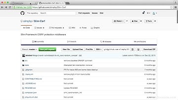 Authentication with Slim 3: Installing Slim CSRF package (15/29)
