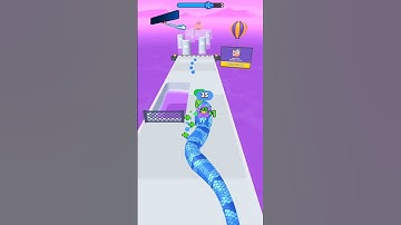 Snake Run Race #9 | 3D Running Game #Viral #Funny