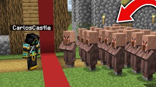 Los ALDEANOS DIVIDEN la ALDEA por la MITAD en MINECRAFT!