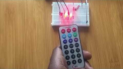 ARDUINO: IR REMOTE CONTROL OF LEDS