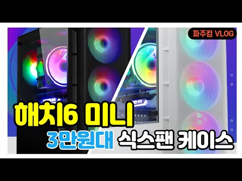 아이구주 해치6 미니 케이스 실사용 느낌 - 3만원대 식스팬 케이스, 블랙 & 화이트 [협찬]