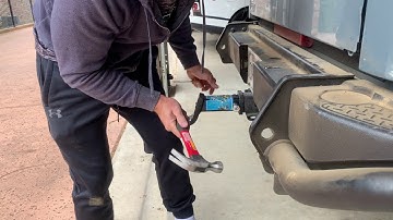 Removing Hitch Locking Pin