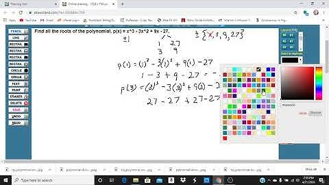Finding the roots of a cubic polynomial - Example 2