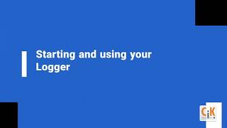 Starting And Using Your Led Logger Logtag