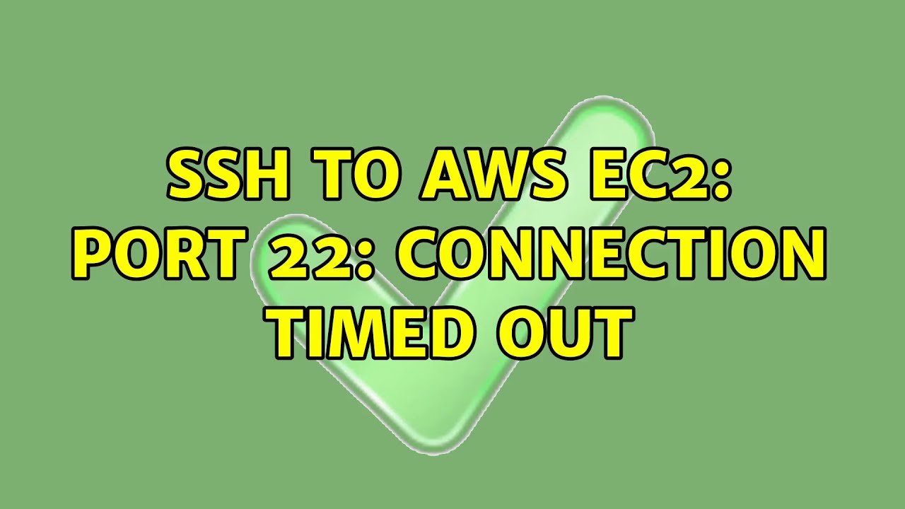 Ssh connect to host port 22