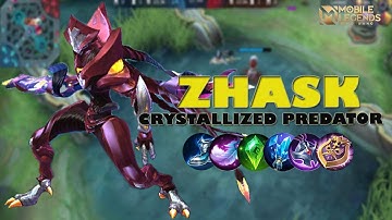 STILL THE BEST SIDELANE HERO | ZHASK CRYSTALLIZED PREDATOR | MLBB