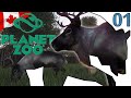 Let's Play Planet Zoo Franchise: Karzoo Toronto (Ep. 1): Caribou [Series 1]