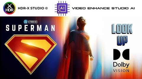 4K HDR 60 | Superman (2025) ▪︎ Created using Tekno3D Labs Video Enhance Studio AI + HDR-X Studio