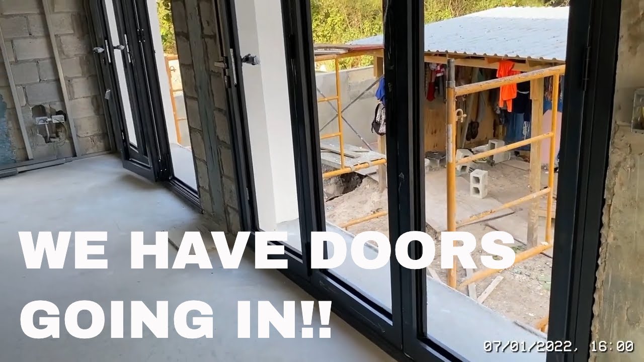 Barbados 🇧🇧 Beach House Build Day 207 Bifold Door Installations