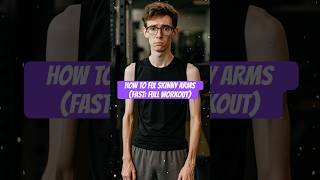 How to Fix Skinny Arms (Fast) #shorts #viralshorts #howtotutorial #skinnytostrong #armworkout
