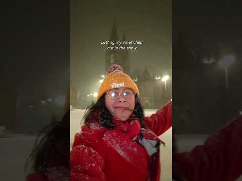 Letting my inner child out in the snow