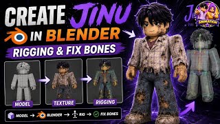 How to create the Poor Version of Jinu in Blender