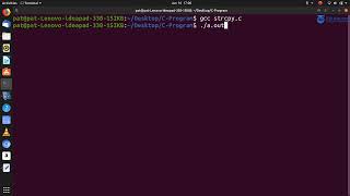 6. C Program Using strcpy() And strncpy() Function