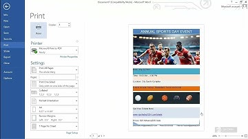 How to design a flyer from scratch in MS Word