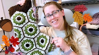 Making a Crochet Granny Hexagon Christmas Stocking | Handmade Holiday Inspiration