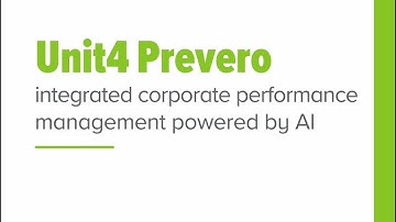 Unit4 Prevero - introduction