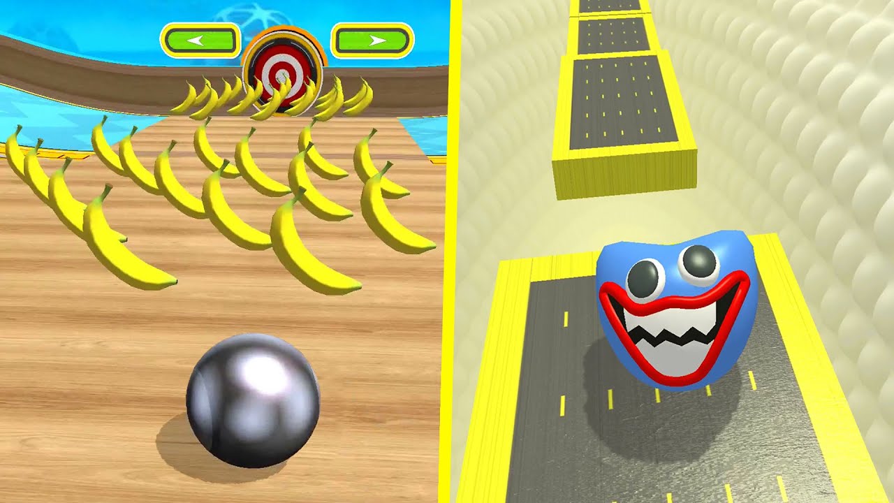 🍌💥🤡Banana Frenzy Going Balls Vs Action Balls Gameplay #44