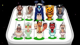 TOILET MONSTER RUN 3D : Merge Skibidi Evolution ⭐ Merge Simulator Battles screenshot 2