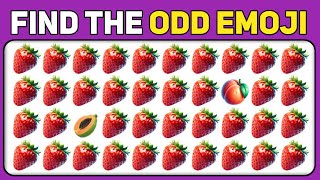 FIND THE ODD EMOJI | Find The ODD One Out | Emoji Quiz!!