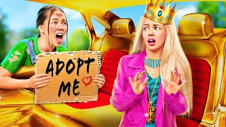 ADOPTED BY A BILLIONAIRE | From POOR To GigaRICH | Funny Struggles by La La Life Emoji