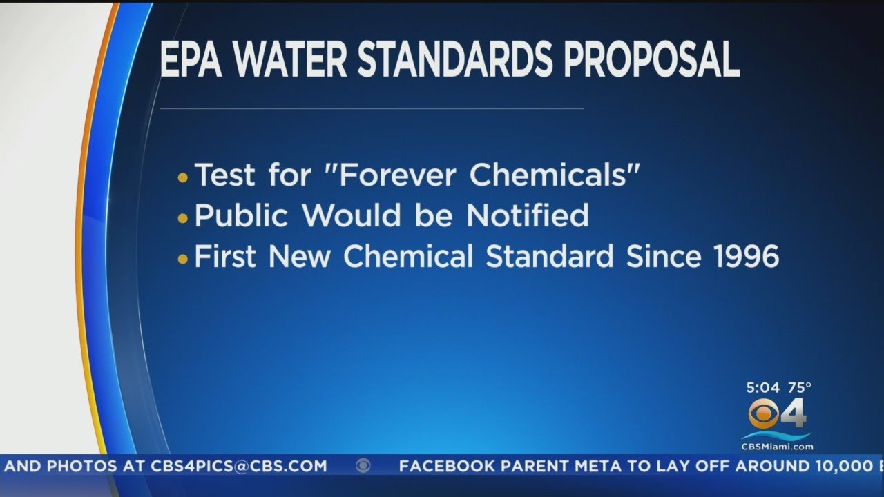 EPA proposes firstever national limits on "forever chemicals" in