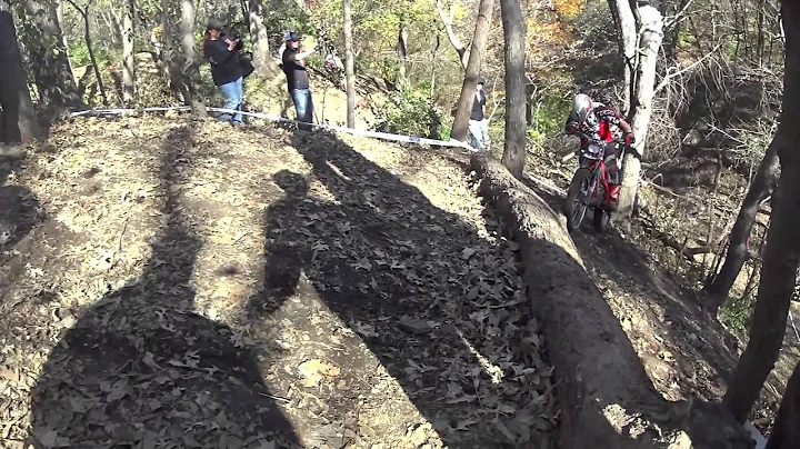 Mandan Park, Omaha 2014 trials. big hill climb by Jess