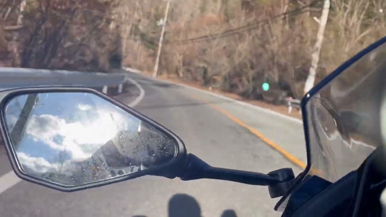 峠impression Kawasaki ninja250 全開は無理　だって超初心者なんだもん　ゆっくり止まってる？　速度で初心者impression