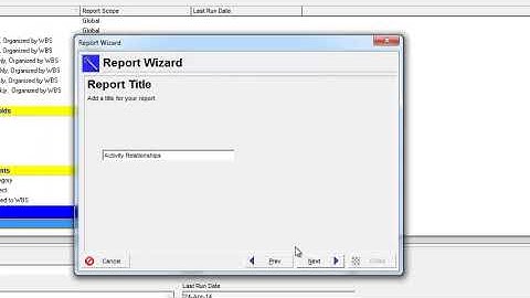 How to find relationship lag in Primavera P6