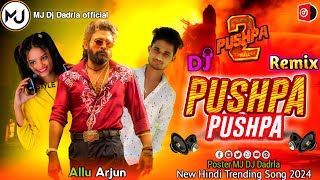 DJ Remix !! PUSHPA PUSHPA !! Pushpa 2 The Rule !! Allu Arjun Sukumar Rashmika !! Hindi trending song