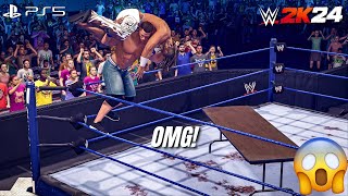 WWE 2K24 - Shawn Michaels vs. John Cena - WWE Championship Match at WrestleMania | PS5™ [4K60]