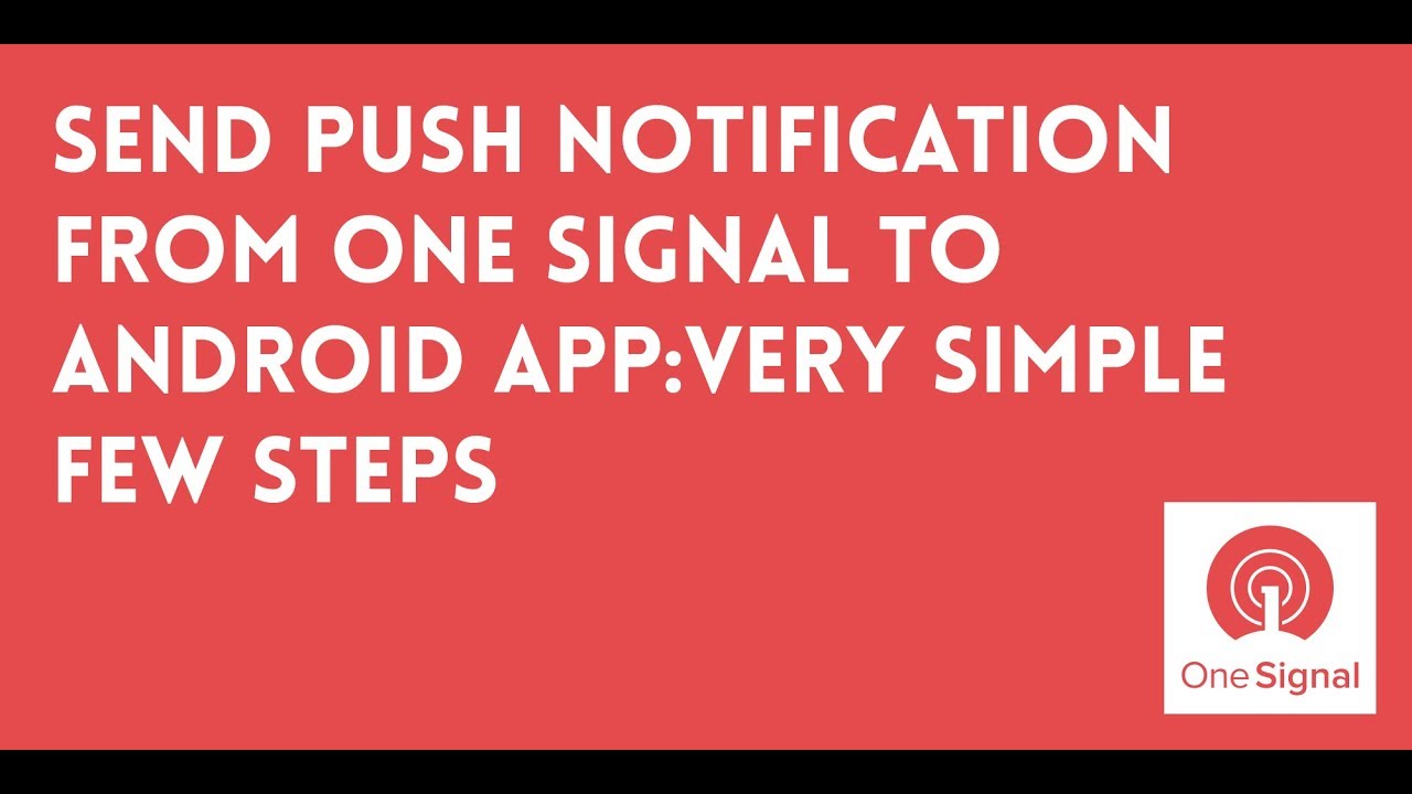 part 3 : How to send push notification from one signal - YouTube