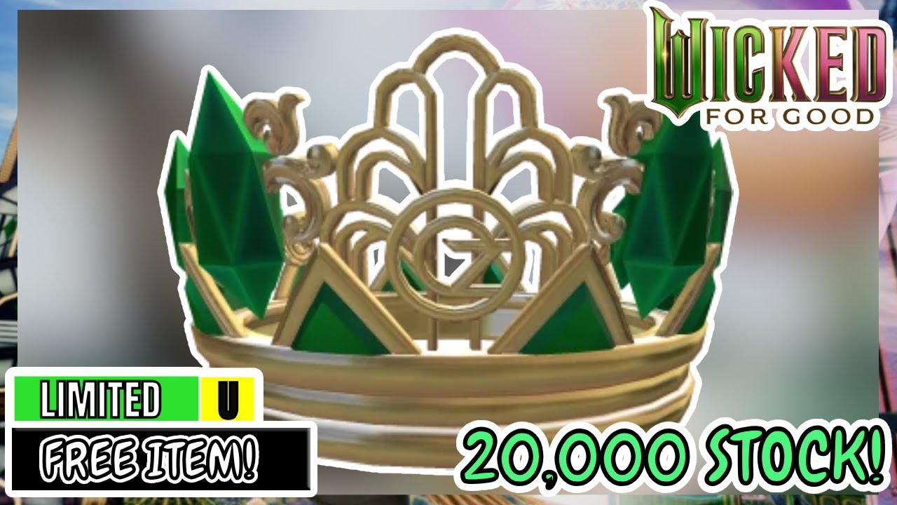 [FREE LIMITED] HOW TO GET THE EMERALD CITY CROWN IN WICKED RP (DAILY ...
