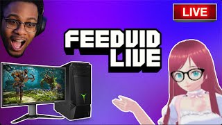 A Streaming Horror Game?! [Feedvid live full gameplay]