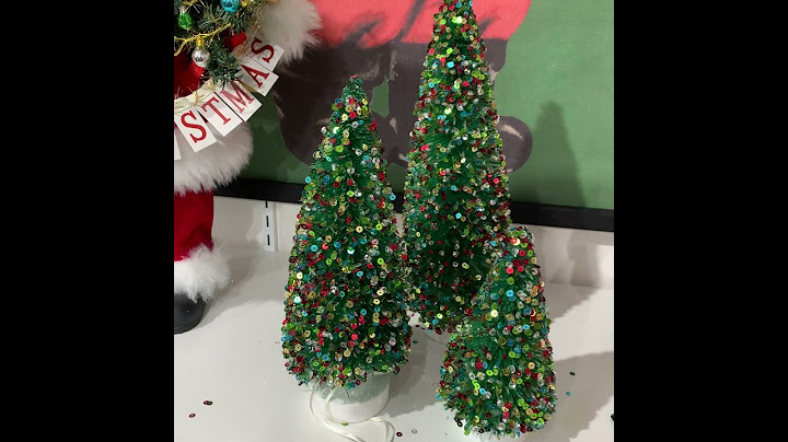Raz Sequined Bottle Brush Tree Christmas Decoration 4219102