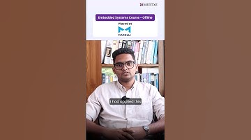 Embedded Course with Job Placement Helped Me Join Marelli | Arun