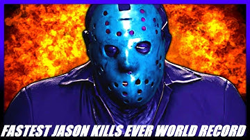 FASTEST JASON KILLS EVER WORLD RECORD  FRIDAY 13th the game
