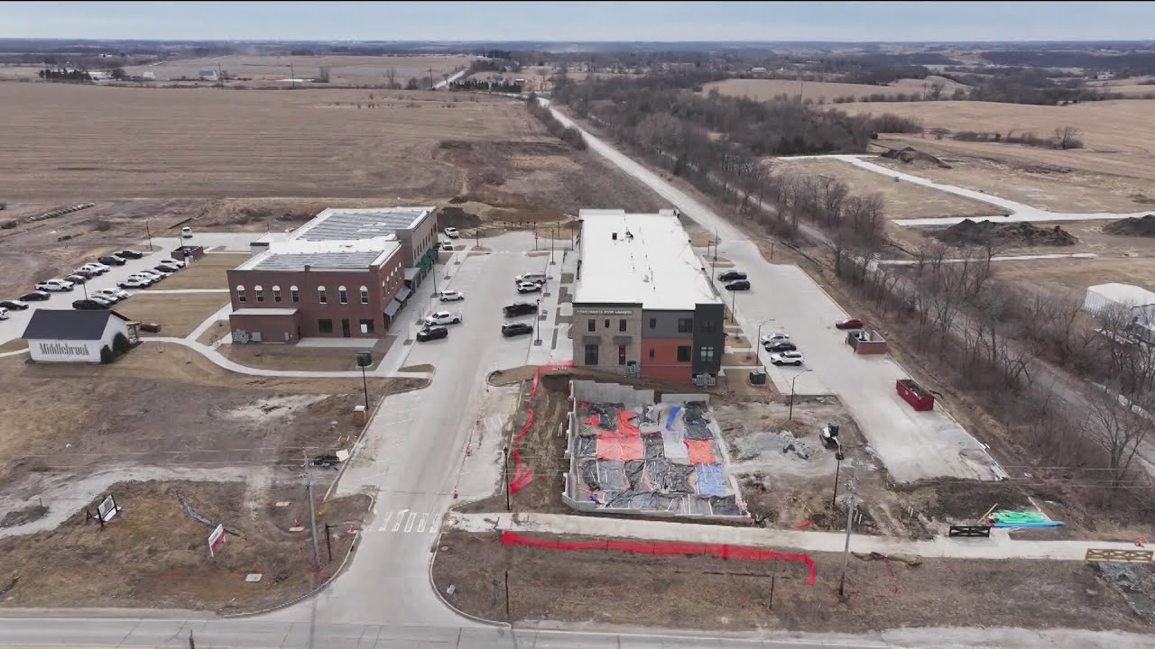 Phase one of 'agrihood' town center development mixes agriculture and urban spaces