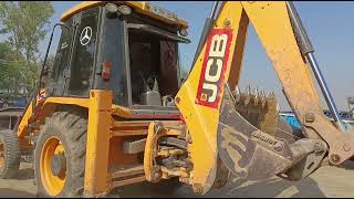 Jcp and tractor videos l swaraj tractor 855 FE fully loaded by JcB 3DX machine