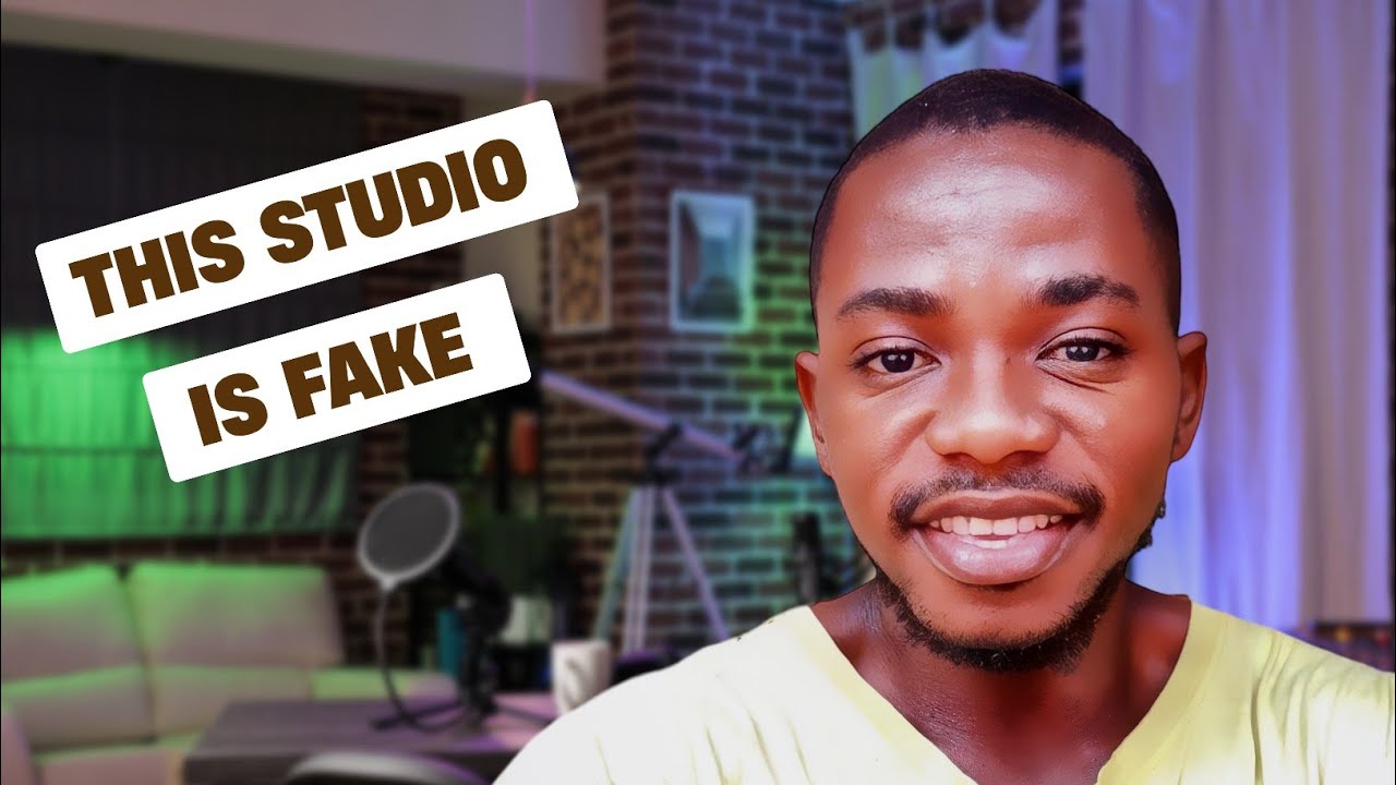 Unleashed Your creativity - Create A Fake YouTube Studio Background | YouTube studio setup