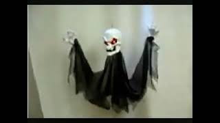 Gemmy floating bald skeleton prototype original video