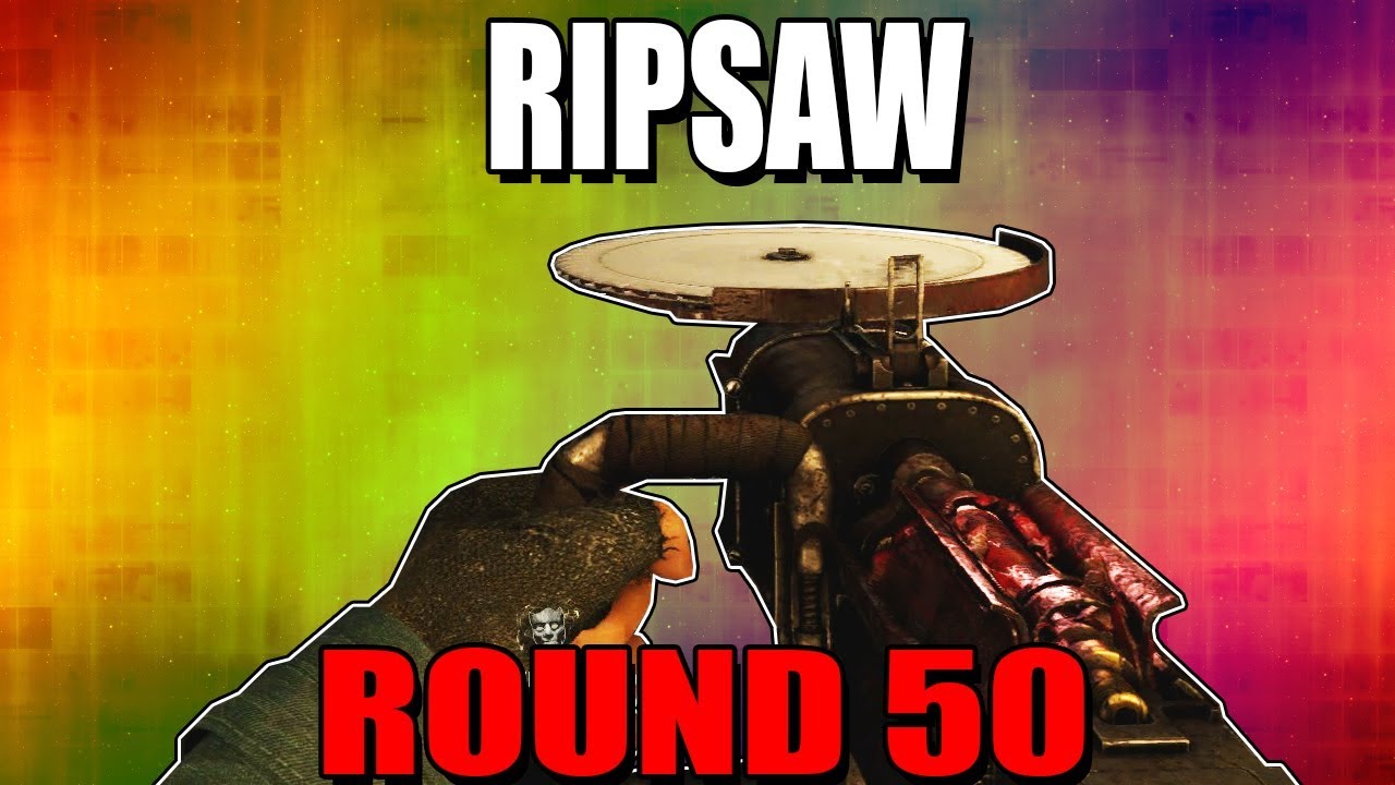 RIPSAW ON ROUND 50 - CALL OF DUTY WW2 ZOMBIES